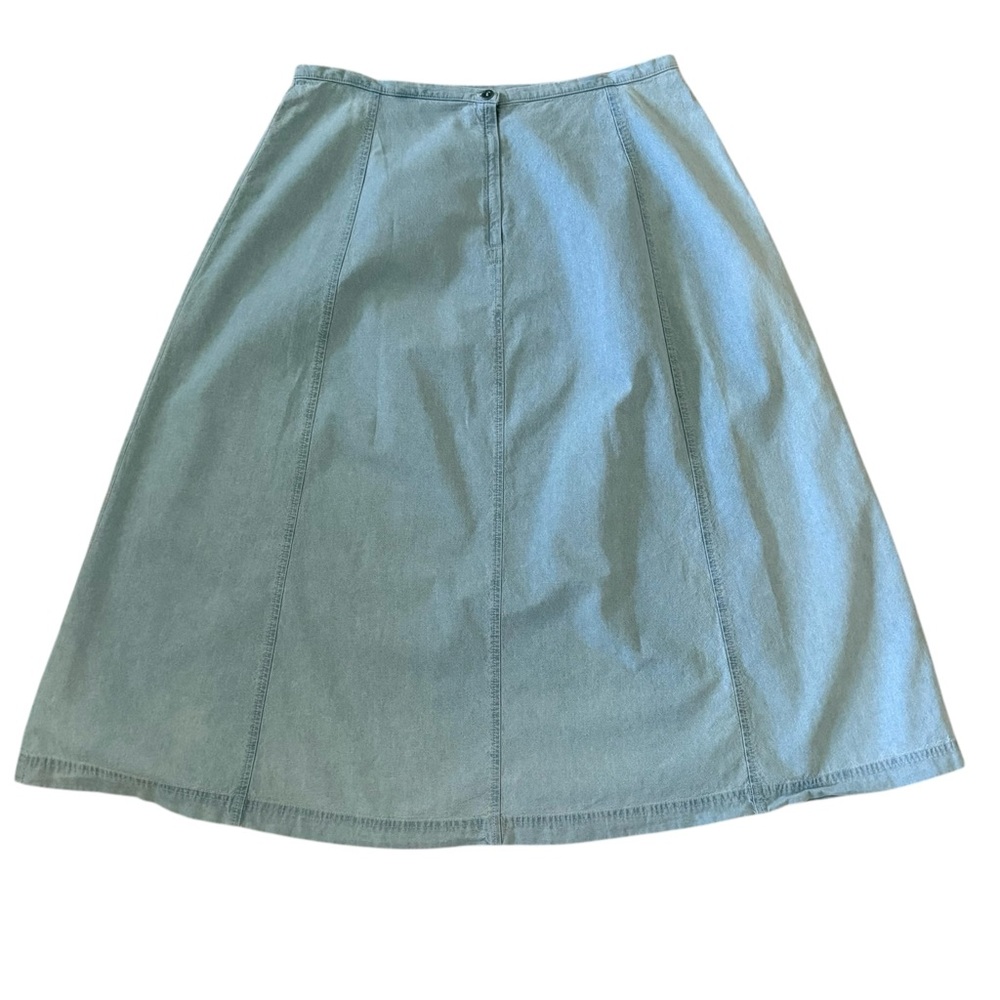 Liz Claiborne Woman Light Blue A-Line Skirt Size 16W - Picture 3 of 4